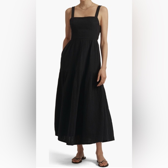 NWOT Favorite Daughter The Go-To Cotton Dress in Black size M - Picture 1 of 16
